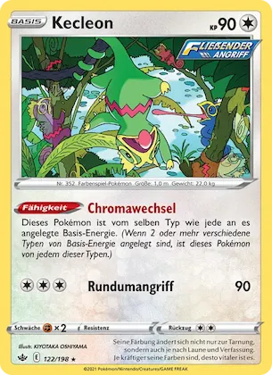 Kecleon Nr. 122 – Chilling Reign