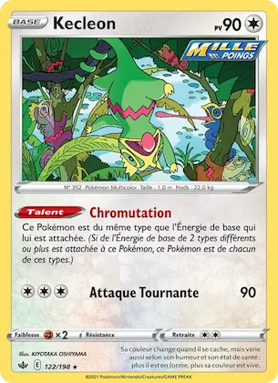 Kecleon n° 122 – Règne de Glace