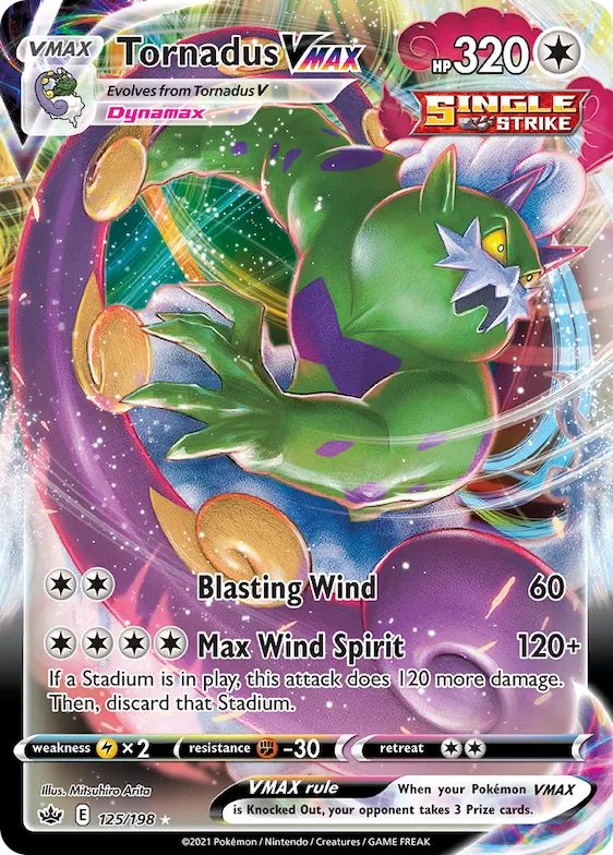 Tornadus VMAX #125 – Chilling Reign