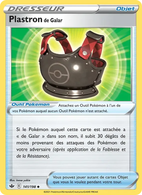 Plastron de Galar 141 – Règne de Glace