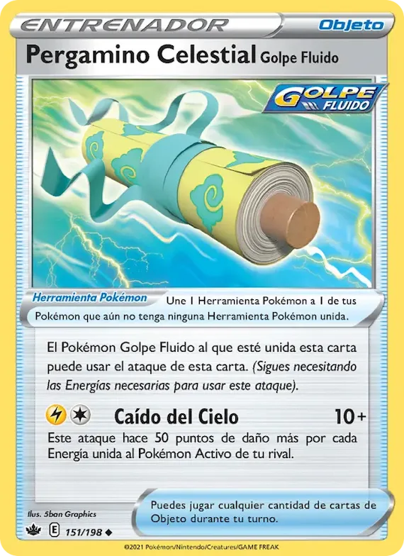 Pergamino Celestial Golpe Fluido 151 – Reinado Escalofriante