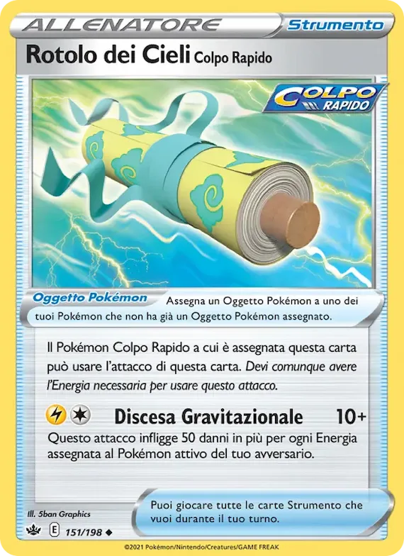 Rotolo dei Cieli Colpo Rapido 151 – Regno Glaciale