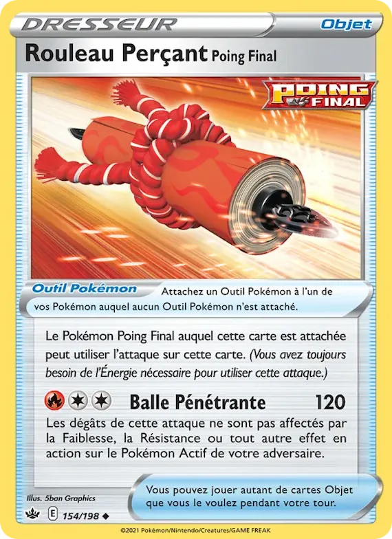 Rouleau Perçant Poing Final 154 – Règne de Glace