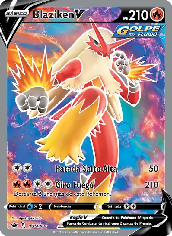 Blaziken V 161 – Reinado Escalofriante