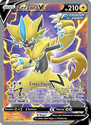 Zeraora V Nr. 165 – Chilling Reign