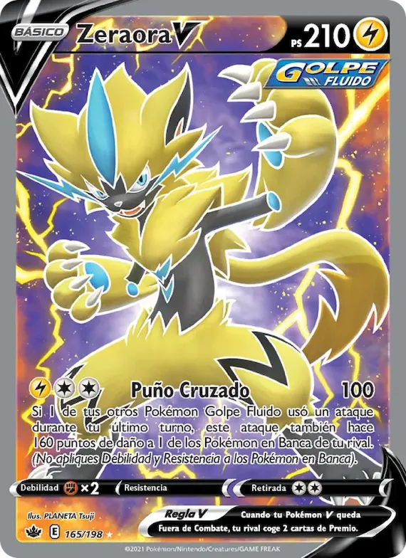 Zeraora V 165 – Reinado Escalofriante