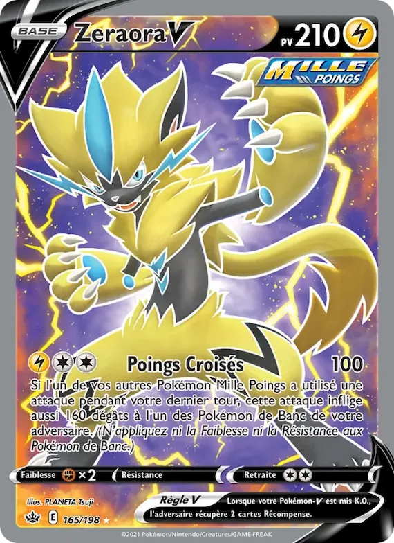 Zeraora V 165 – Règne de Glace
