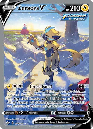 Zeraora V Nr. 166 – Chilling Reign
