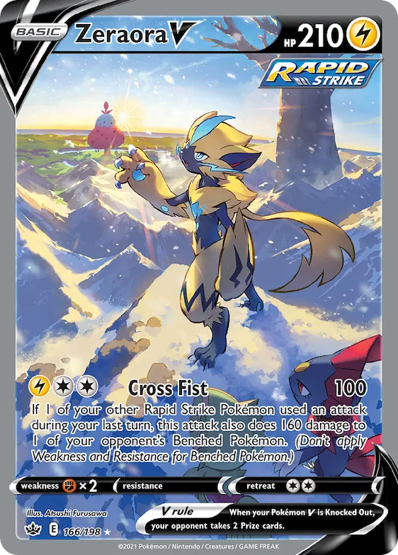 Zeraora V #166 – Chilling Reign