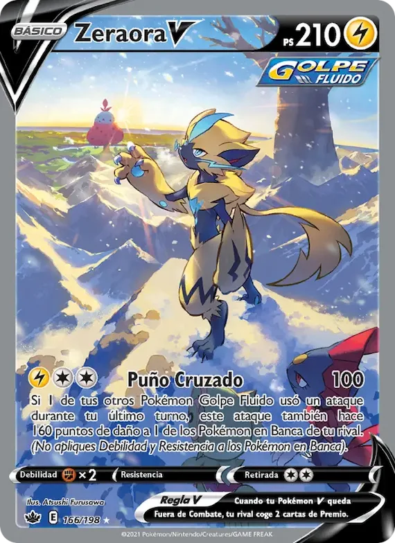Zeraora V 166 – Reinado Escalofriante