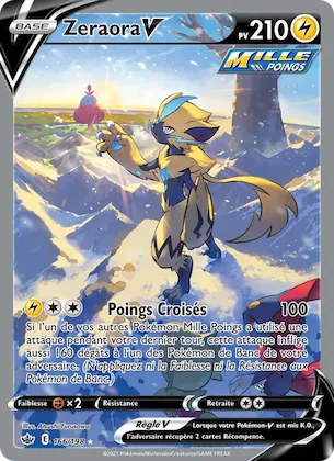 Zeraora V 166 – Règne de Glace
