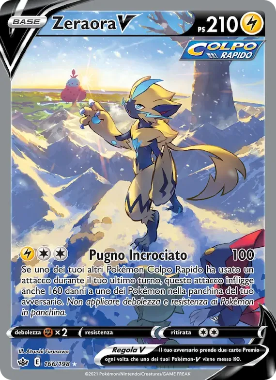 Zeraora V 166 – Regno Glaciale