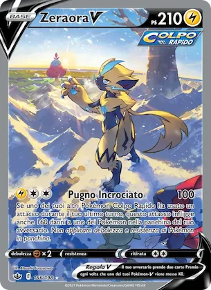 Zeraora V 166 – Regno Glaciale
