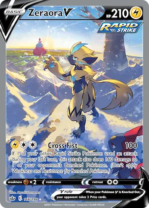 Zeraora V #166 – Chilling Reign