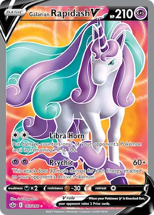 Galarian Rapidash V #167 – Chilling Reign