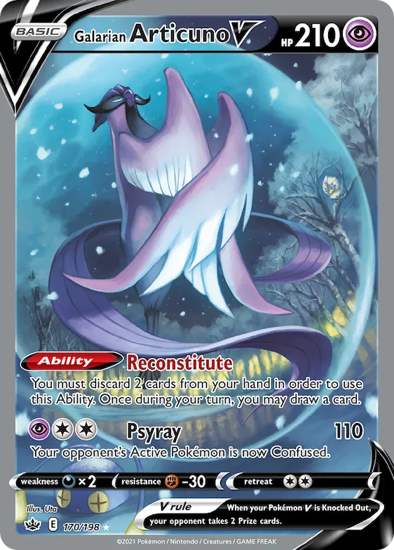 Galarian Articuno V #170 – Chilling Reign