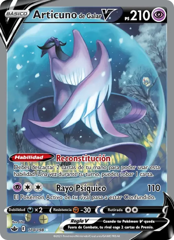 Articuno de Galar V 170 – Reinado Escalofriante