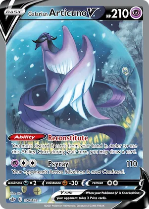Galarian Articuno V #170 – Chilling Reign