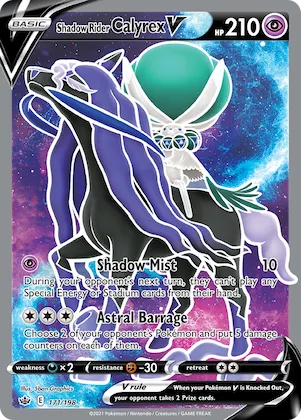 Shadow Rider Calyrex V #171 – Chilling Reign