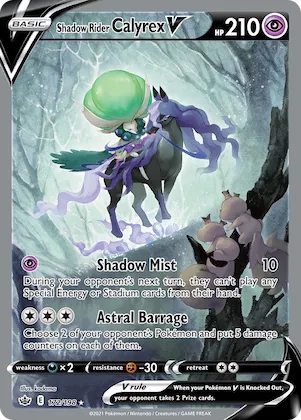 Shadow Rider Calyrex V #172 – Chilling Reign
