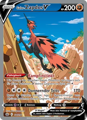 Galar-Zapdos V Nr. 174 – Chilling Reign
