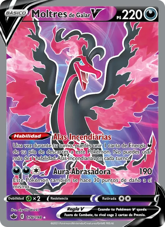 Moltres de Galar V 176 – Reinado Escalofriante