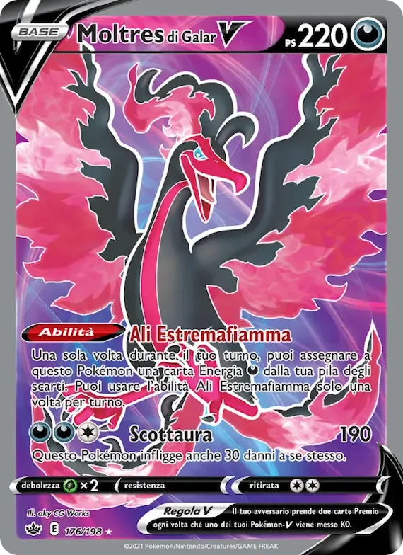 Moltres di Galar V 176 – Regno Glaciale