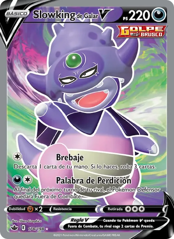 Slowking de Galar V 178 – Reinado Escalofriante
