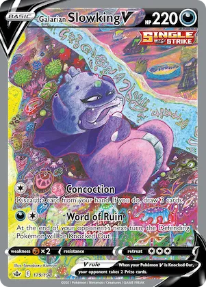 Galarian Slowking V #179 – Chilling Reign