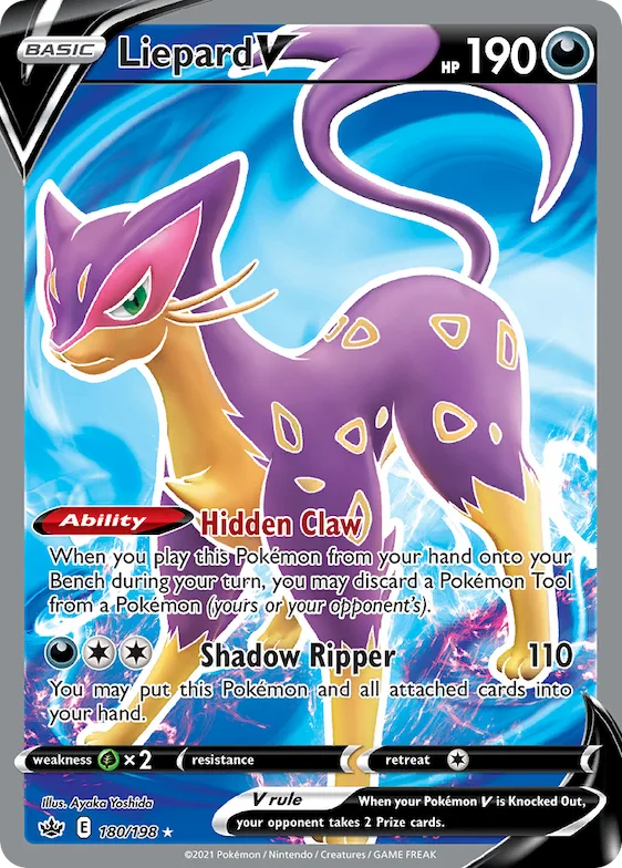 Liepard V #180 – Chilling Reign