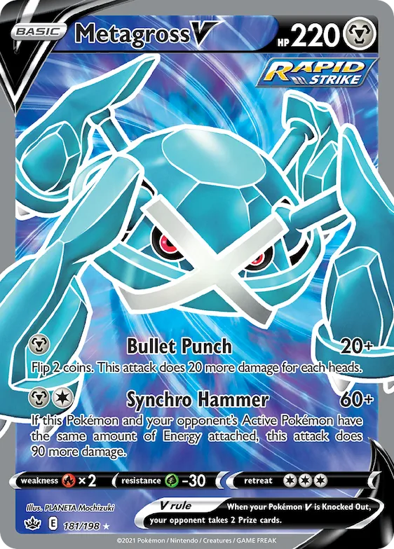 Metagross V #181 – Chilling Reign