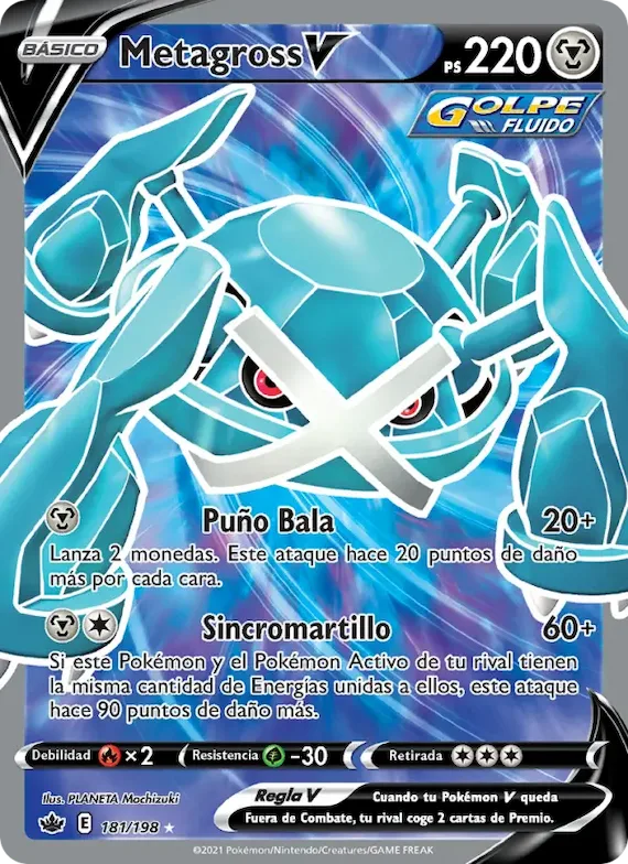 Metagross V 181 – Reinado Escalofriante