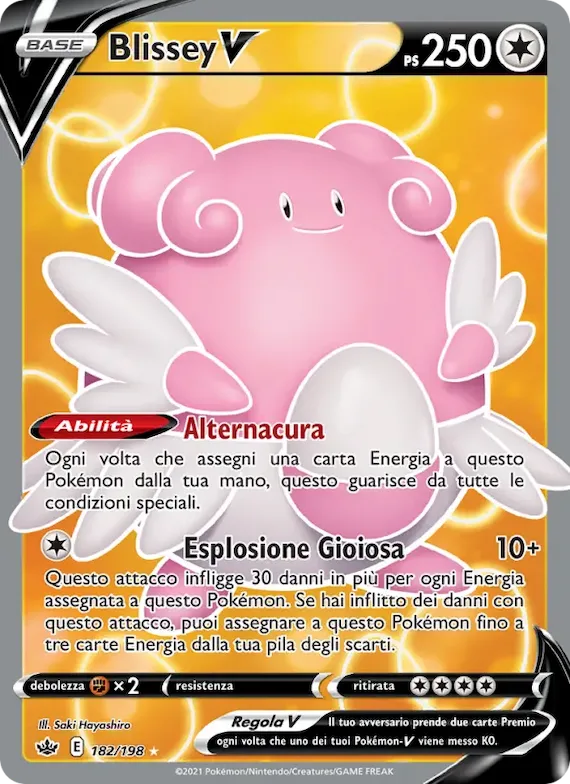 Blissey V 182 – Regno Glaciale