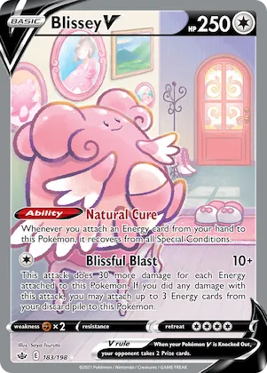 Blissey V #183 – Chilling Reign