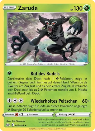 Zarude Nr. 19 – Chilling Reign