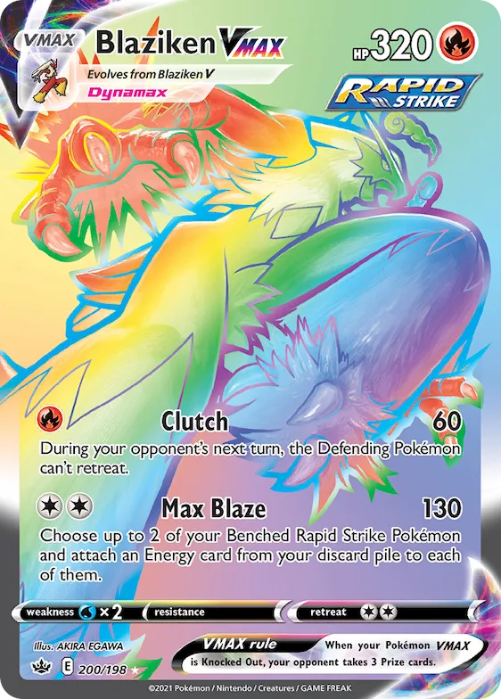 Blaziken VMAX #200 – Chilling Reign