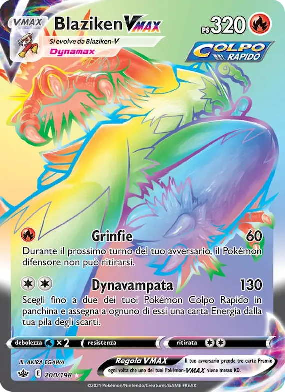 Blaziken VMAX 200 – Regno Glaciale