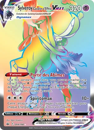 Sylveroy Cavalier d'Effroi VMAX n° 204 – Règne de Glace