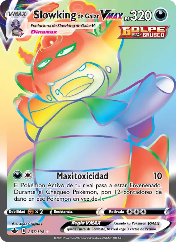 Slowking de Galar VMAX 207 – Reinado Escalofriante