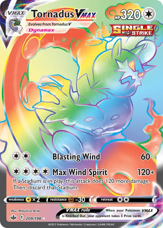 Tornadus VMAX #209 – Chilling Reign