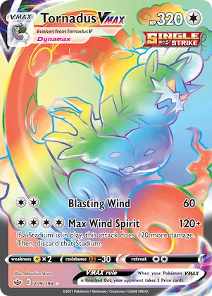 Tornadus VMAX #209 – Chilling Reign