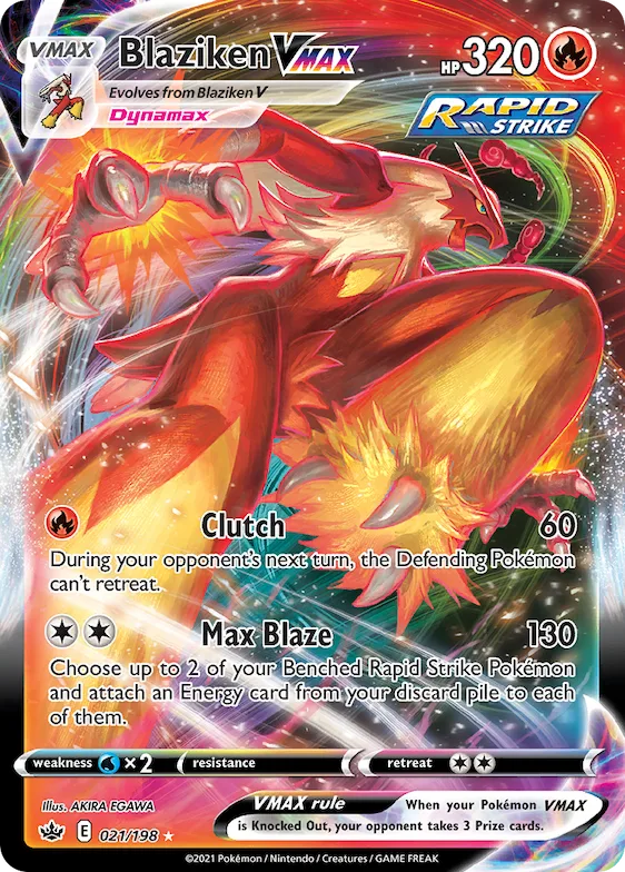 Blaziken VMAX #21 – Chilling Reign