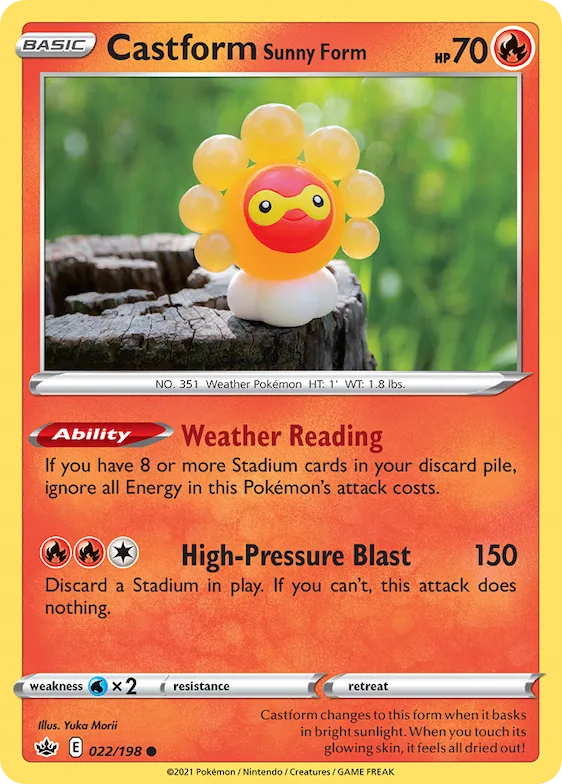 Castform Forma Ensolarada 22 – Reinado Arrepiante
