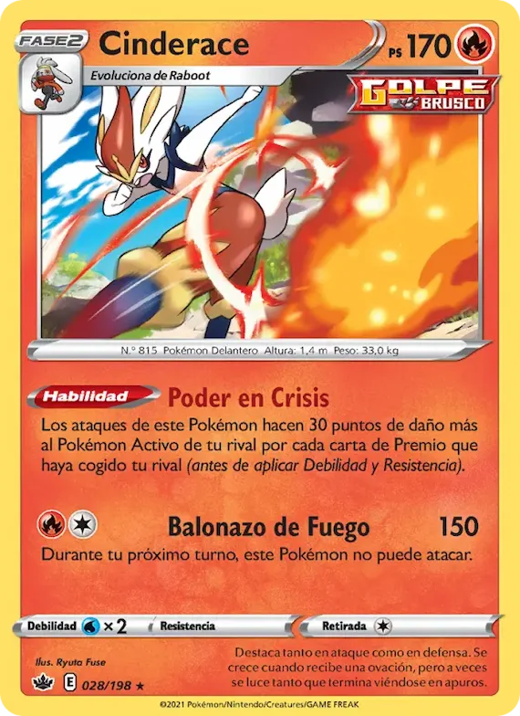 Cinderace 28 – Reinado Escalofriante