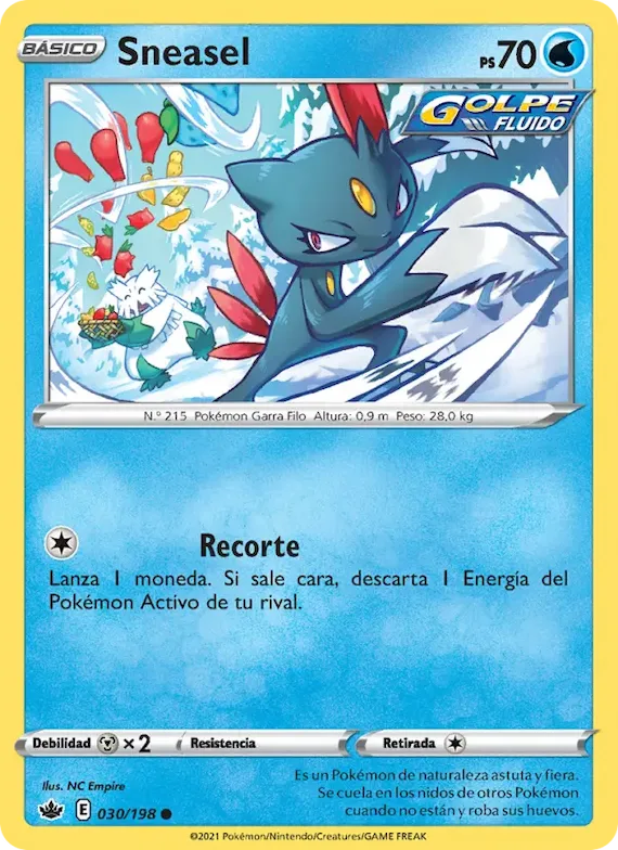 Sneasel 30 – Reinado Escalofriante