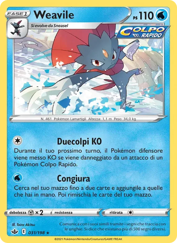 Weavile 31 – Regno Glaciale