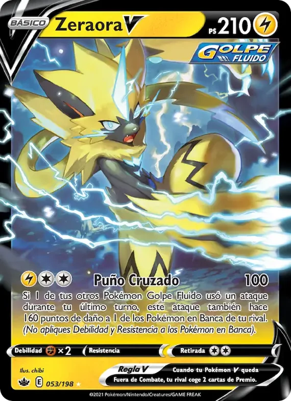 Zeraora V 53 – Reinado Escalofriante