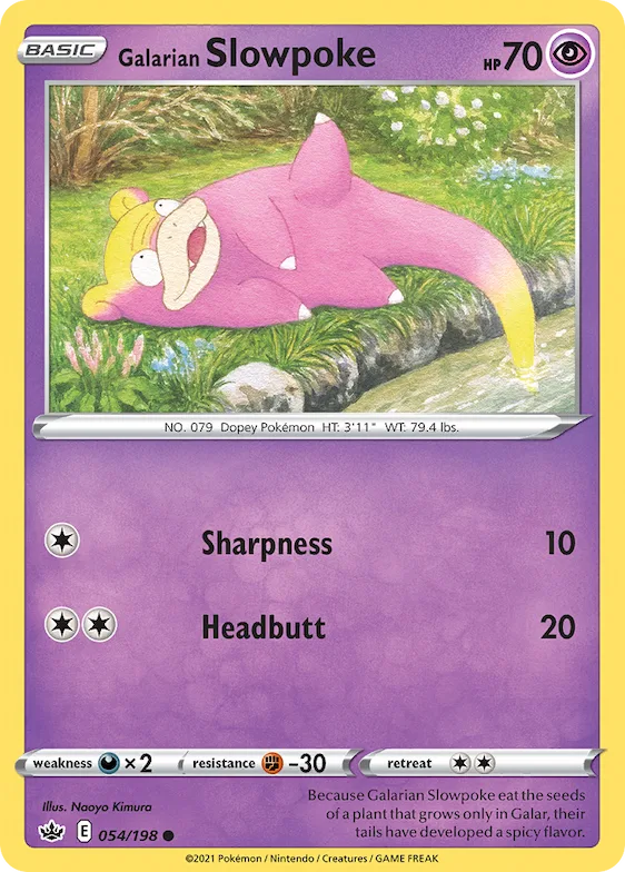 Slowpoke de Galar 54 – Reinado Arrepiante