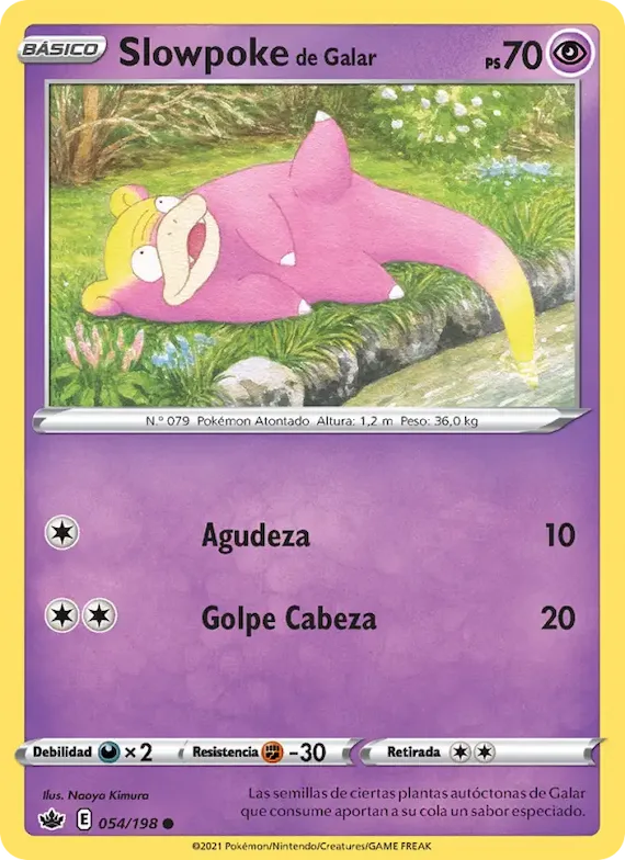 Slowpoke de Galar 54 – Reinado Escalofriante