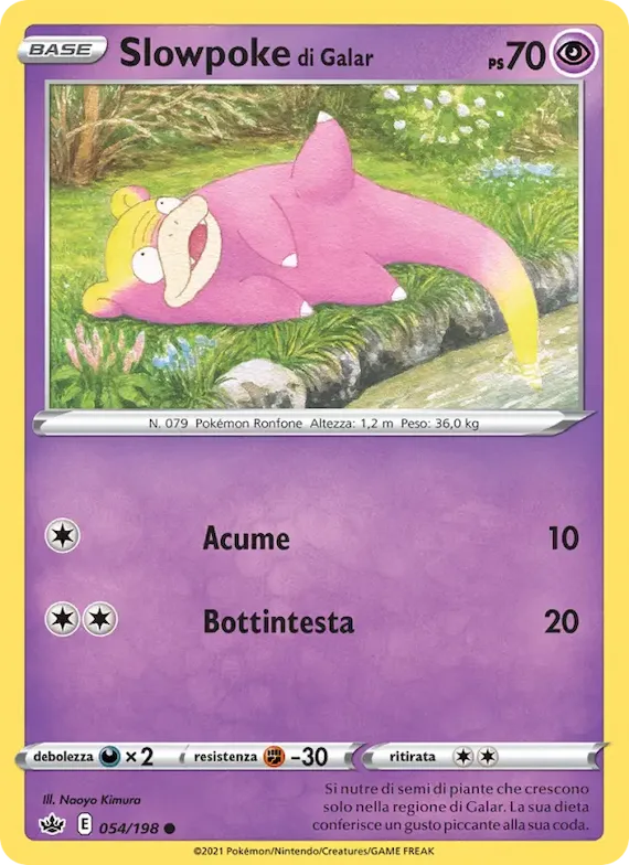 Slowpoke di Galar 54 – Regno Glaciale